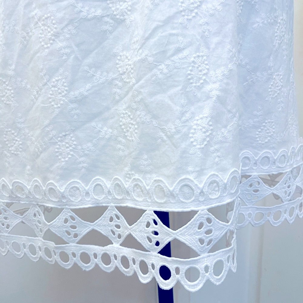 Lost + Wander White Plunge Neck Sundress - Picture 6 of 6